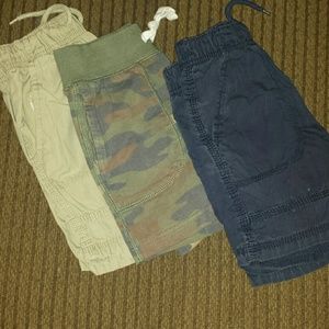 Little Boys shorts and coordinating shirts